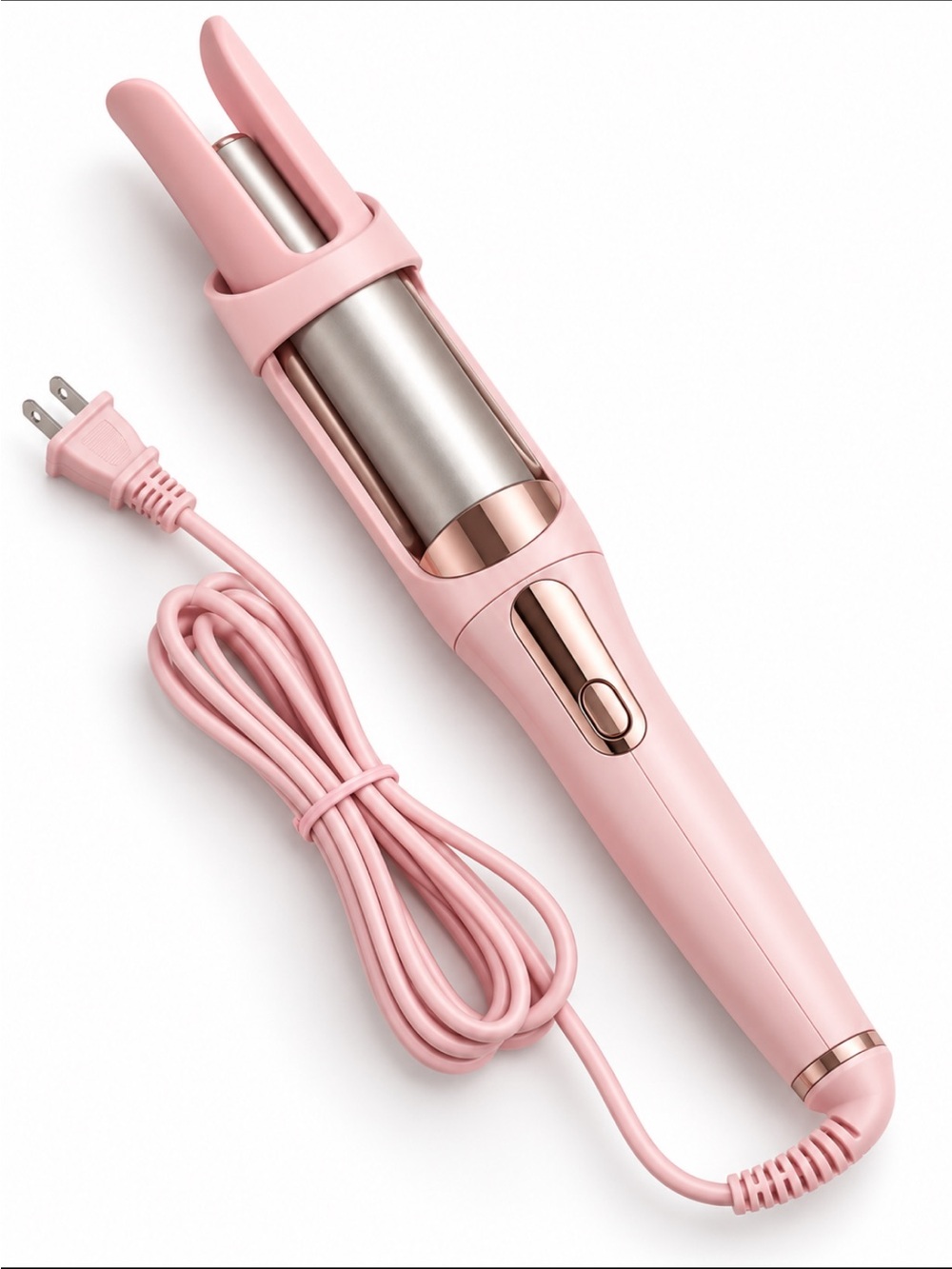 Zavarea Automatic Rotating 1” Barrel Curling Iron - Stylish Heat Styling Tool